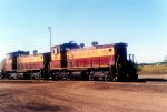 WC SW1500 1568 & 1560 - Wisconsin Central